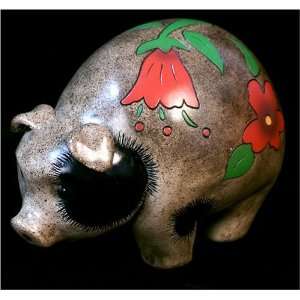 Second Nature Floral Pig Standing 
