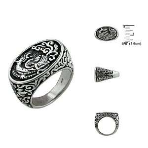  Sterling Silver Firebird Ring Size 6 Jewelry