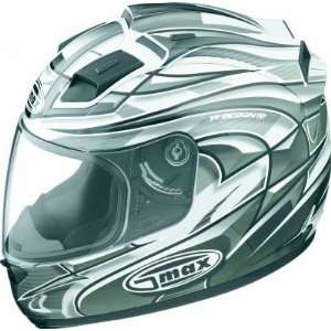  Gmax GM68S Max Graphic Full Face Helmet Black Sports 