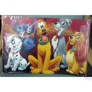  Disney Dogs Pet Dish Mat (Walt Disney World Exclusive 