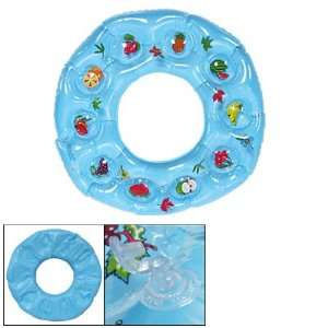   Children Fruit Print Blue Inflatable Floating Swim Ring Toys & Games