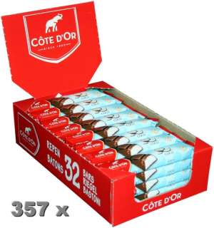 EUROPALETTE COTE DOR COCO 357 Kartons   1kg9,56€  