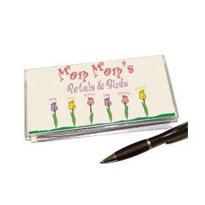    Petals and Buds Personalized Checkbook Cover