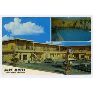 Surf Motel Postcard Pismo Beach California 1970