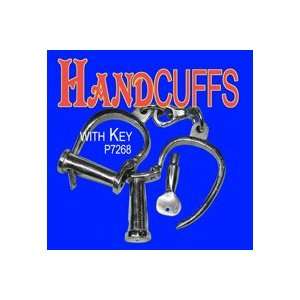  Hand Cuff w/ Key   Steel   Escape / Stage / Magic Toys 