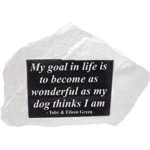  Zoobox, GP 0112 R, Garden Stone, My Goal in Life is to 