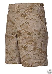 Desert Digital Camo Poly Cotton BDU Cargo Shorts   XL 690104292625 