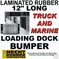 12 Laminated Rubber Loading Dock Impact Bumper  