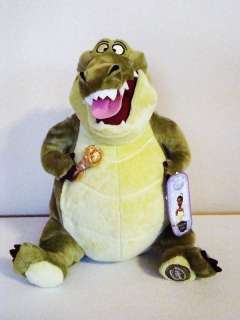 NEW PRINCESS AND THE FROG LOUIS PLUSH DOLL ALLIGATOR 13  