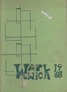 1968 WARWICK HIGH SCHOOL YEARBOOK, NEWPORT NEWS, VA  