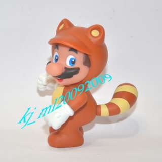 NEW Nintendo Super Mario Figure 10cm Tanooki Mario x 1pcs