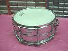 LUDWIG Accent Chrome On Steel 14 Headsize x 6 1/2 Deep Snare Drum 