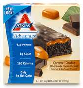 Atkins Double Chocolate Crunch Advantage Caramel Bars  