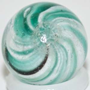15/32 Antique Glass Marble ~ Handmade Germany Swirl ~ PEE WEEEEEE 