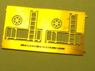 SCALE ETCHED BRASS CABOOSE ENDRAILS PEB 03  