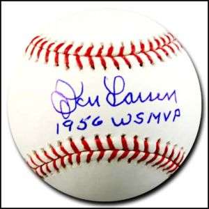Don Larsen 1956 WS MVP Signed Baseball Ball Yankees  