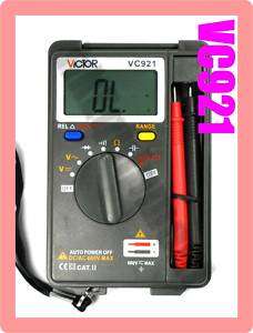 VICTOR VC921 Digital Pocket DMM Multimeter Voltmeter  