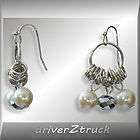 SIMPLY VERA WANG New Silver Tone Rings Faux PEARLS & Multifaceted 