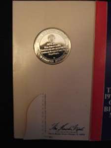1973 Official Louisiana Governors Bicentennial Medallion SILVER as 