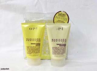 OPI Manicure Pedicure Lemon Tonic Scrub + Massage 4.2oz Combo 