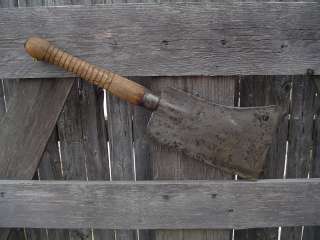 WILLIAM BEATTY AND SONS W M BUTCHERS CLEAVER CHESTER PA. ANTIQUE 
