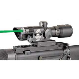 5X32 Dual illuminated Tactical Scope with Green Laser Etched Glass 