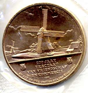 1782 1982 Netherlands America Friendship Medal   63114  