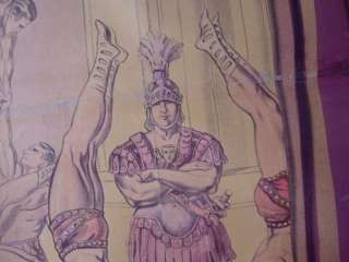 Altes Plakat Zirkus Le Gladiateur Marseille ca.1900  