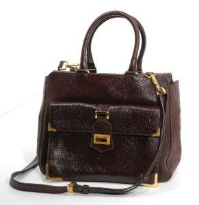 FENDI Classico No. 3 Leather Bag At Saks 5th Ave RT NOW Drk Brown 