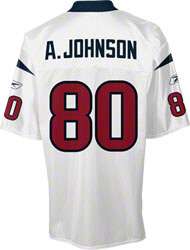 Andre Johnson White Reebok NFL Houston Texans Jersey 