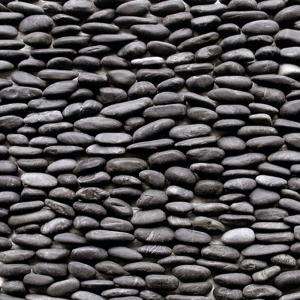   Standing Pebbles Cascade 4 In. x 12 In. Natural Stone Rock Wall Tile