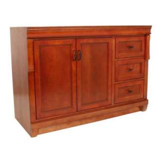 Naples 48 in. W x 21.75 in. D x 34 in. H Vanity Cabinet Only in Warm 