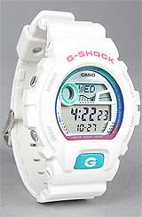 SHOCK The Metallic 6900 Watch in White  Karmaloop   Global 