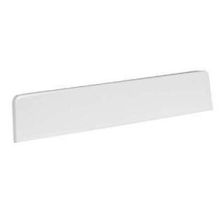Newport 19 In. AB Engineered Composite Sidesplash in White (NSS19GB W 