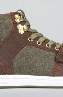 Creative Recreation The Cesario Sneakers in Khaki Brown Wool 