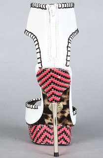 Betsey Johnson The Tricksy Shoe in White Multi  Karmaloop 