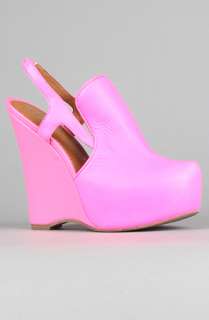 Jeffrey Campbell The Darian Shoe in Neon Pink  Karmaloop   Global 