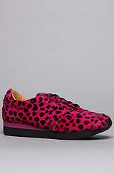   The Billie Sneaker in Fuchsia and Black Cheetah, Sneakers for Women