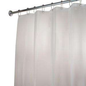 interDesign EVA Stall Size Shower Curtain Liner in Clear Frost 14762 