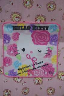 Sanrio Hello Kitty Rose Series Face Towel Handkerchief  