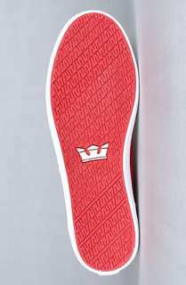 SUPRA The Wrap Shoe in Red Canvas  Karmaloop   Global Concrete 