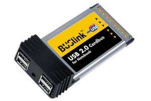 Brand New BUSlink 4 Port USB 2.0 Cardbus Card Notebook  