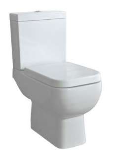   Series 600 White Ceramic Close Coupled WC Toilet Pan Cistern & Seat