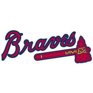 Fathead 50 In. X 20 In. Atlanta Braves Logo Wall Appliques FH63 63206 