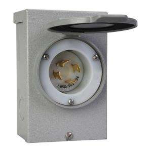 Reliance Controls 30 Amp Power Inlet Box PB30 