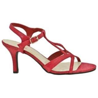 Womens Annie Alana Red Snake Shoes 