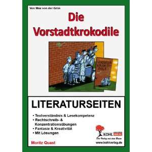 Die Vorstadtkrokodile / Literaturseiten Literaturseiten mit Lösungen 