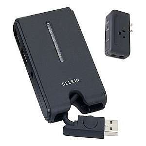 Belkin Hi Speed USB 2.0 Pocket Hub with Travel Surge Protector with 