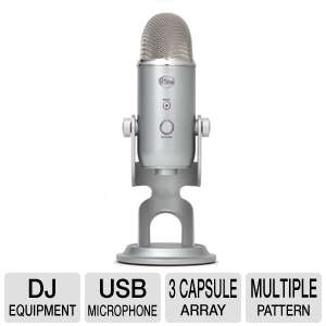 Blue Microphones Yeti USB Microphone   Tri Capsule Array, Multiple 