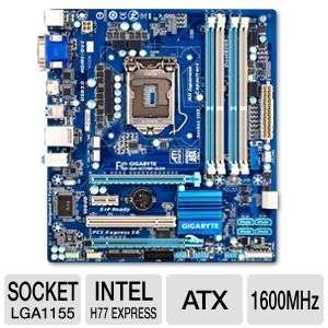 GIGABYTE GA H77M D3H Motherboard   ATX, Intel H77 Express Chipset 